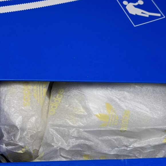 Adidas Mens Forum 84 High Court Leather White Green Red Size 8 Basketball NEW - Picture 9 of 10